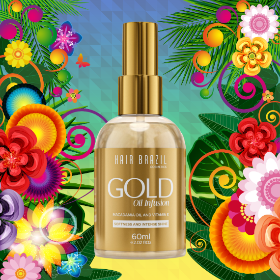 Hair Treatment Gold Oil Infusion